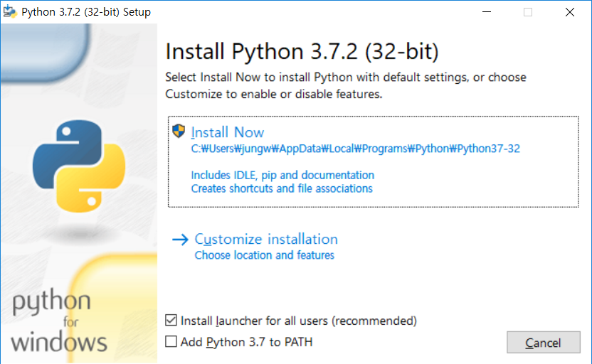 Python Install Page 1