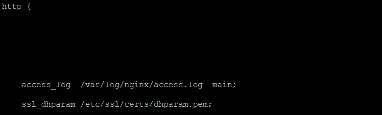 vim /etc/nginx/nginx.conf
