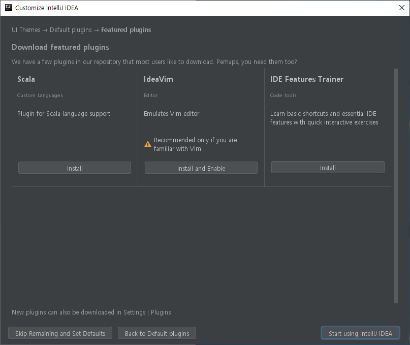 IntelliJ Setting 3