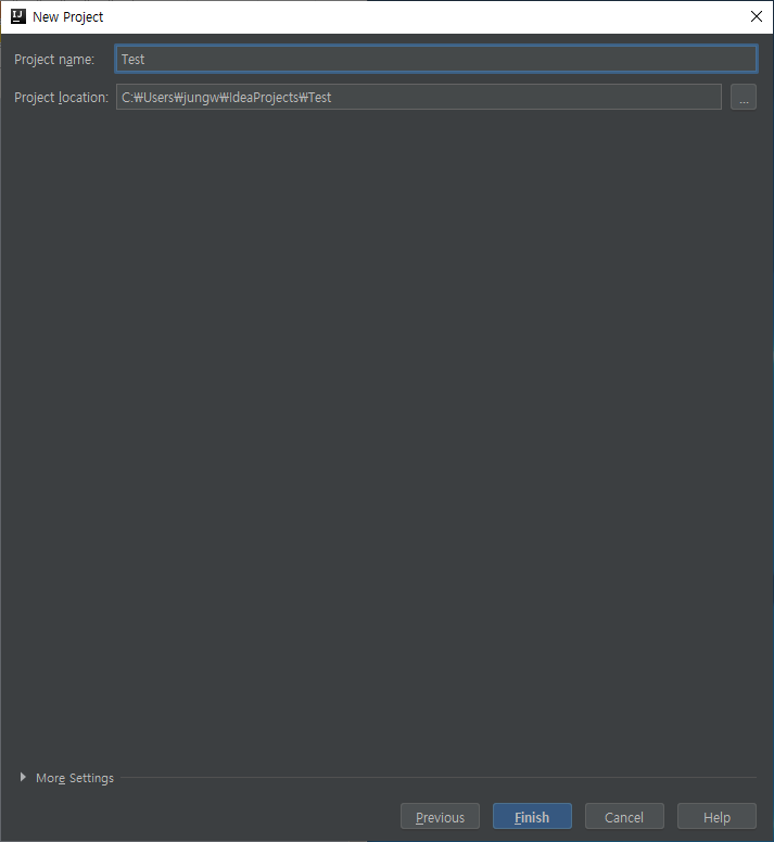 IntelliJ Create Project 3