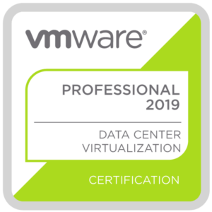 VMware Certified Professional Data Center Virtualization 2019 배지