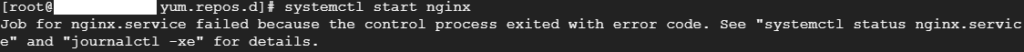 error_systemctl start nginx