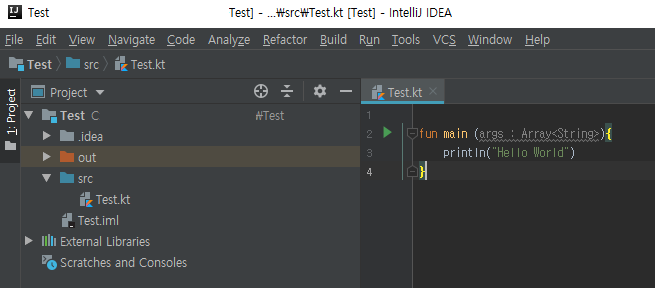 IntelliJ kotlin File 2